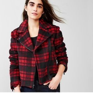 Gap plaid Moto jacket
